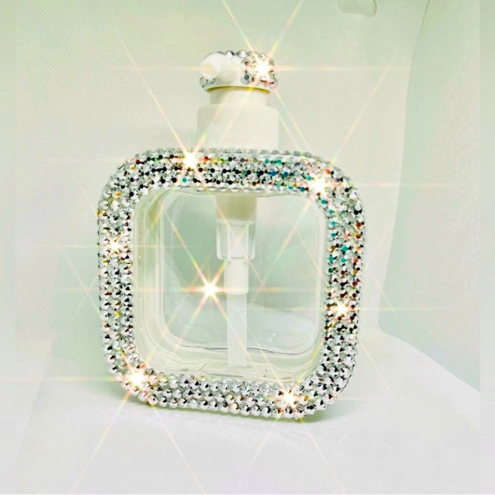 Handmade Bedazzled Rhinestone Soap Dispenser